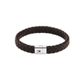 Stainless Steel Leather Bracelet